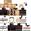 Minecraft skin texture, 64x64 pixels