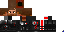 Minecraft skin texture, 64x32 legacy pixels