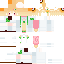 Minecraft skin texture, 64x64 pixels