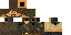Minecraft skin texture, 64x32 legacy pixels