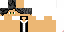 Minecraft skin texture, 64x32 legacy pixels