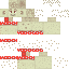 Minecraft skin texture, 64x64 pixels