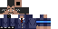 Minecraft skin texture, 64x32 legacy pixels