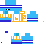 Minecraft skin texture, 64x64 pixels