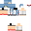 Minecraft skin texture, 64x64 pixels