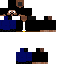 Minecraft skin texture, 64x64 pixels