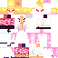 Minecraft skin texture, 64x64 pixels