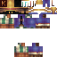 Minecraft skin texture, 64x64 pixels