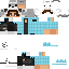 Minecraft skin texture, 64x64 pixels