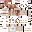 Minecraft skin texture, 64x64 pixels