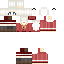 Minecraft skin texture, 64x64 pixels
