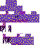 Minecraft skin texture, 64x64 pixels