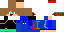Minecraft skin texture, 64x32 legacy pixels
