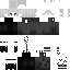 Gray Minecraft skin texture, 64x64 pixels