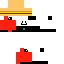 Minecraft skin texture, 64x64 pixels