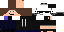 Minecraft skin texture, 64x32 legacy pixels