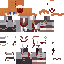 Minecraft skin texture, 64x64 pixels