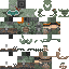 Minecraft skin texture, 64x64 pixels