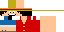 Minecraft skin texture, 64x32 legacy pixels