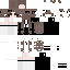 Gray Minecraft skin texture, 64x64 pixels