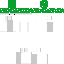 Minecraft skin texture, 64x64 pixels