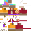 Minecraft skin texture, 64x64 pixels