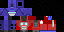 Minecraft skin texture, 64x32 legacy pixels