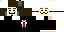Minecraft skin texture, 64x32 legacy pixels