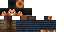 Minecraft skin texture, 64x32 legacy pixels