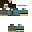 Minecraft skin texture, 64x64 pixels