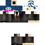 Minecraft skin texture, 64x64 pixels