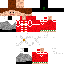 Minecraft skin texture, 64x64 pixels
