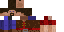 Minecraft skin texture, 64x32 legacy pixels