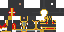 Minecraft skin texture, 64x32 legacy pixels