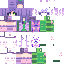 Minecraft skin texture, 64x64 pixels