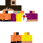 Minecraft skin texture, 64x64 pixels