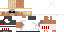 Minecraft skin texture, 64x32 legacy pixels