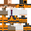 Minecraft skin texture, 64x64 pixels