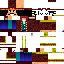 Minecraft skin texture, 64x64 pixels