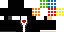 Minecraft skin texture, 64x32 legacy pixels