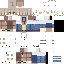 Minecraft skin texture, 64x64 pixels