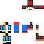 Minecraft skin texture, 64x64 pixels