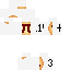Minecraft skin texture, 64x64 pixels