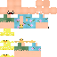 Minecraft skin texture, 64x64 pixels
