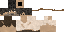 Minecraft skin texture, 64x32 legacy pixels