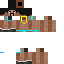Minecraft skin texture, 64x64 pixels