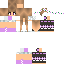 Minecraft skin texture, 64x64 pixels
