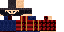 Minecraft skin texture, 64x32 legacy pixels