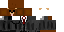 Minecraft skin texture, 64x32 legacy pixels