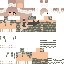 Minecraft skin texture, 64x64 pixels